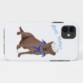 Chocoladebruine Labrado Retriever Case-Mate iPhone Case (Achterkant (horizontaal))