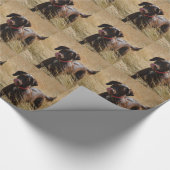 Chocoladebruine Labrador Retriever Cadeaupapier (Hoek)