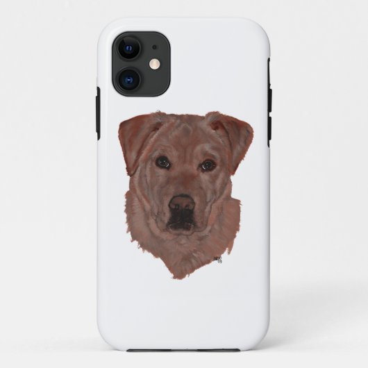 Chocoladebruine Labradors Retriever Case-Mate iPhone Case (Achterkant)