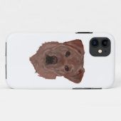 Chocoladebruine Labradors Retriever Case-Mate iPhone Case (Achterkant (horizontaal))