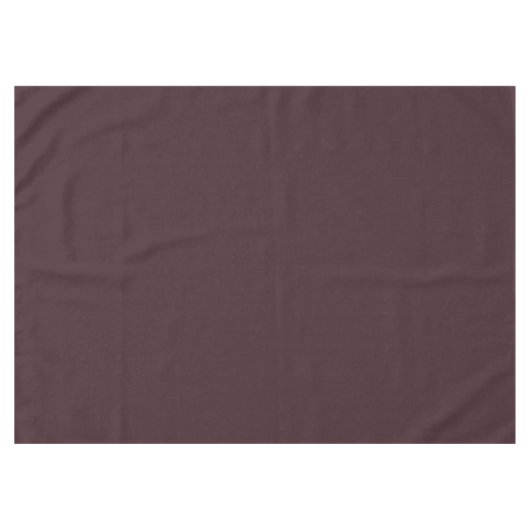 Chocoladebruine vaste kleur tafelkleed (Voorkant (Horizontaal))