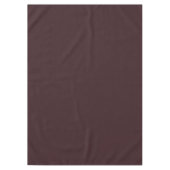 Chocoladebruine vaste kleur tafelkleed (Voorkant)