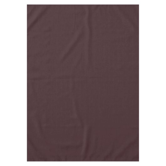 Chocoladebruine vaste kleur tafelkleed (Voorkant)