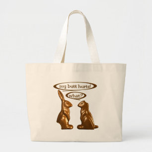 Chocoladebunnies Grote Tote Bag