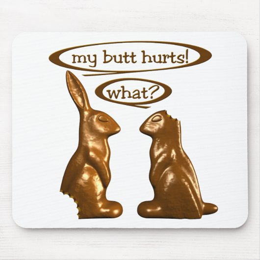 Chocoladebunnies Muismat (Voorkant)
