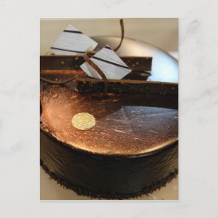 Chocoladecake Briefkaart