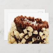 Chocoladecake Briefkaart (Voorkant / Achterkant)