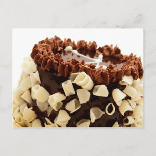 Chocoladecake Briefkaart