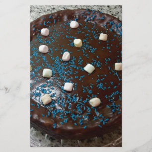 Chocoladecake Briefpapier
