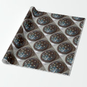 Chocoladecake Cadeaupapier (Uitgerold)