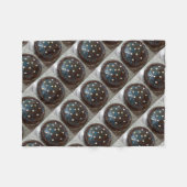 Chocoladecake Fleece Deken (Voorkant (Horizontaal))