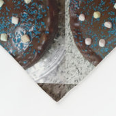 Chocoladecake Fleece Deken (Hoek)