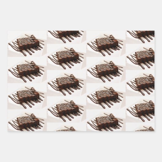 Chocoladecake Inpakpapier Vel (Voorkant 2)