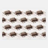 Chocoladecake Inpakpapier Vel (Voorkant)