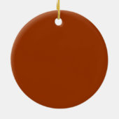 Chocoladecake Keramisch Ornament (Achterkant)