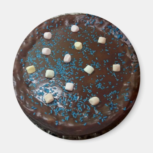 Chocoladecake Magneet (Voorkant)