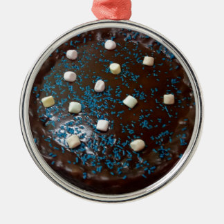 Chocoladecake Metalen Ornament