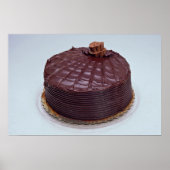 Chocoladecake Poster (Voorkant)