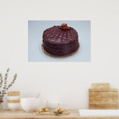 Chocoladecake Poster (Keuken)