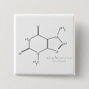 Chocoladechemie Vierkante Button 5,1 Cm