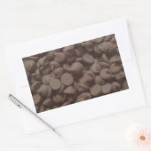 Chocoladechip Rechthoekige Sticker (Envelop)