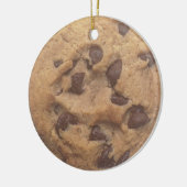 Chocoladechipkoekje Keramisch Ornament (Links)