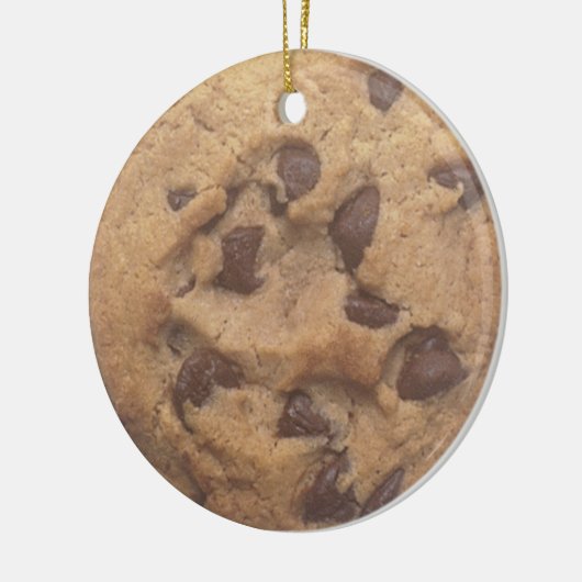 Chocoladechipkoekje Keramisch Ornament (Links)
