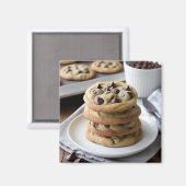 Chocoladechips-koekjes Magneet (Voorkant / Achterkant)