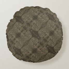 chocoladecirkels herhalen rond kussen