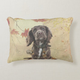 Chocoladecockerspanielpuppy Accent Kussen