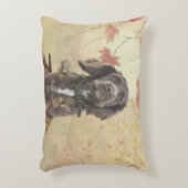 Chocoladecockerspanielpuppy Accent Kussen (Voorkant(Verticaal))