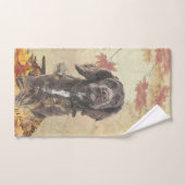 Chocoladecockerspanielpuppy Bad Handdoek (Handdoek)