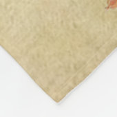 Chocoladecockerspanielpuppy Fleece Deken (Hoek)