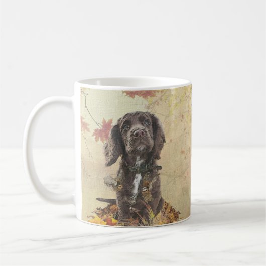 Chocoladecockerspanielpuppy Koffiemok (Links)
