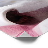 Chocoladecrème verjaardagstaart met aardbeien, poster (Hoek)