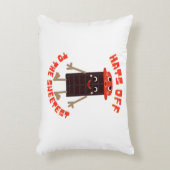 Chocoladedaag ontwerp accent kussen (Voorkant(Verticaal))