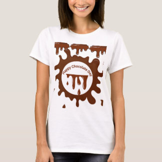 Chocoladedag premium T-shirts op maat