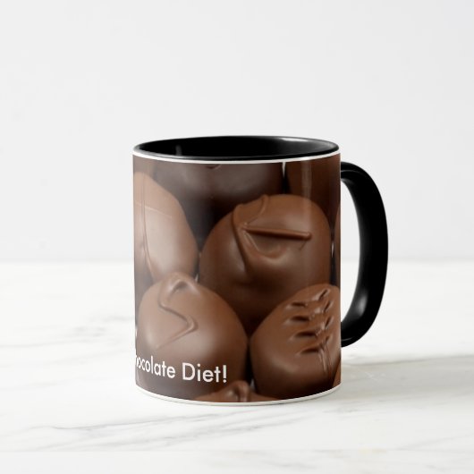 Chocoladedieet! Mok (Voorkant rechts)