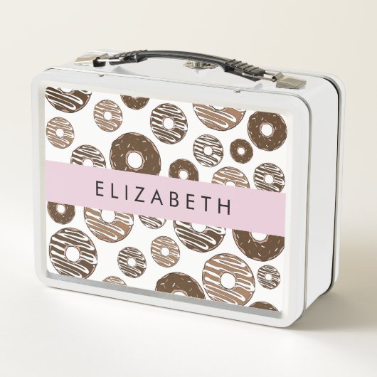 Chocoladedonuts, karameldonuts, ijs, Jouw naam (Achterkant)