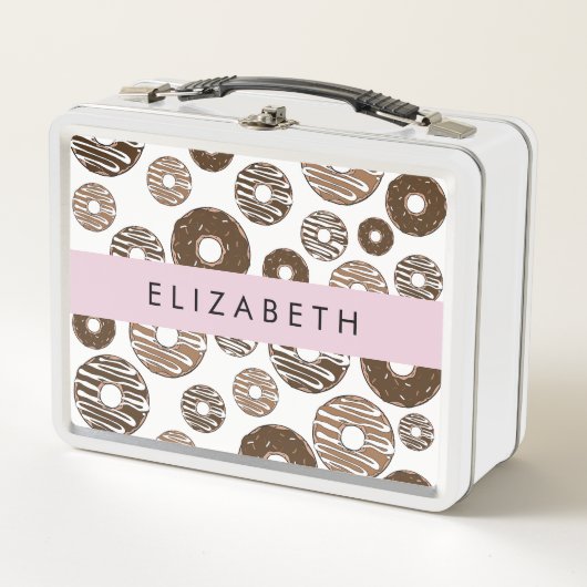 Chocoladedonuts, karameldonuts, ijs, Jouw naam (Voorkant)