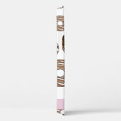 Chocoladedonuts, karameldonuts, ijs, Jouw naam Case-Mate iPhone Case (Achterkant / Rechts)