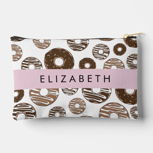 Chocoladedonuts, karameldonuts, ijs, Jouw naam Etui (Achterkant)