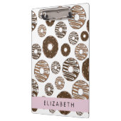 Chocoladedonuts, karameldonuts, ijs, Jouw naam Klembord (Links)