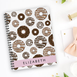 Chocoladedonuts, karameldonuts, ijs, Jouw naam Planner