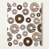 Chocoladedonuts, karameldonuts, ijs, Jouw naam Planner (Achterkant)