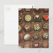 Chocoladedoos Briefkaart (Voorkant / Achterkant)