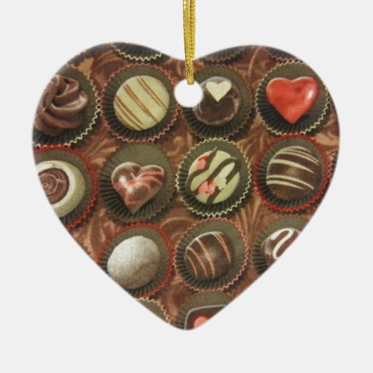 Chocoladedoos Keramisch Ornament (Voorkant)