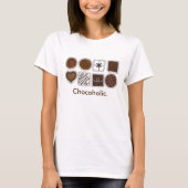 Chocoladedoos met Chocoladebonen Chocolatier T-shirt (Voorkant)