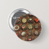 Chocoladedoos Ronde Button 5,7 Cm (Voorkant /achterkant)