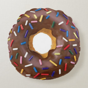 chocoladedoughannoot rond kussen